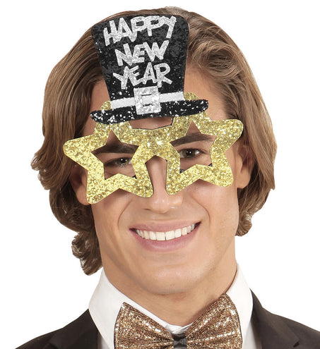 Widmann SRL Bril, Happy New Year Goud