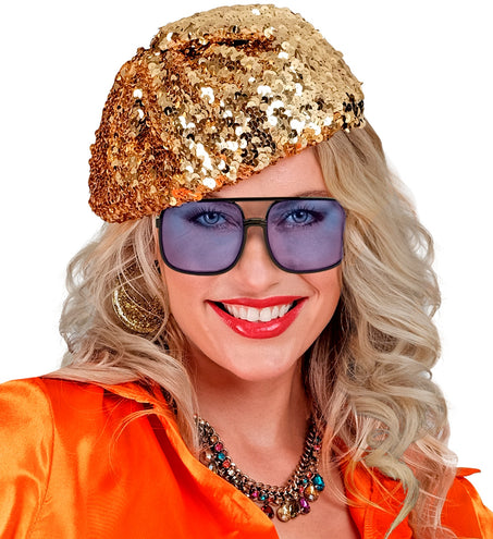 Widmann SRL Bril met blauwe glazen jaren 90 hiphop