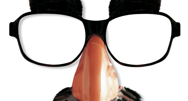 Widmann SRL Bril met wenkbrauwen neus en snor