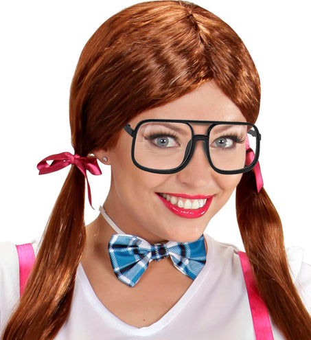 Widmann SRL Bril prins Bernardo zwart met blank glas