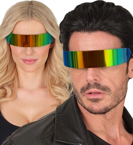 Widmann SRL Bril spiegelglas regenboog Stijn