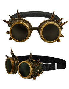 Widmann SRL Bril steampunk antiek goud gespijkerd Pim