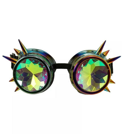 Widmann SRL Bril steampunk kaleidoscoop Fleur