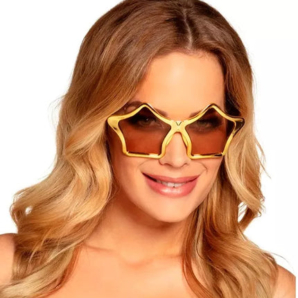 Widmann SRL Bril sterren goud Bram