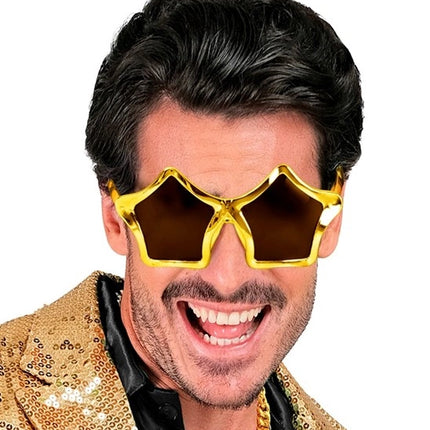 Widmann SRL Bril sterren goud Bram