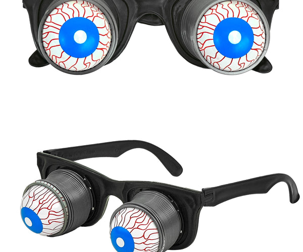 Balinco Mütze Comic Stil, Lustige gelbe Beanie ohne Brille, Witziges Cartoon Kostüm-Accessoire Erwachsene, Ideal für Karneval, Fasching, Halloween