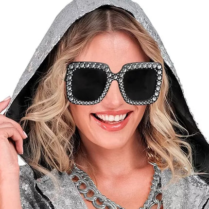 Widmann SRL Bril zwart met strass Gijs