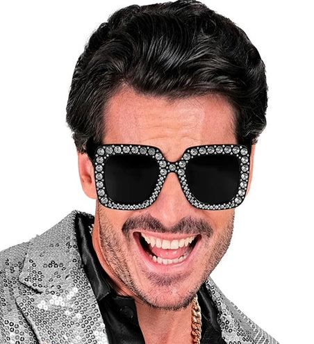 Widmann SRL Bril zwart met strass Gijs