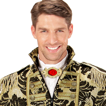 Widmann SRL Broche rode steen maxi