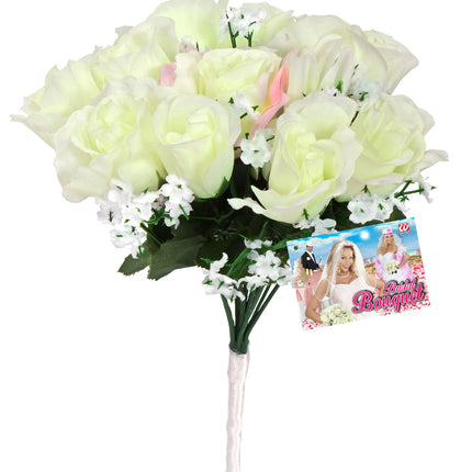 Widmann SRL Bruidsboeket witte rozen