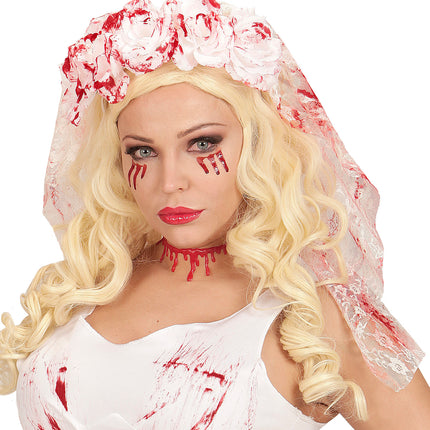 Widmann SRL Bruidsluier bebloed met rozen