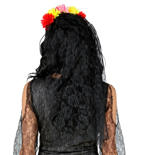 Widmann SRL Bruidsluier met bloemen day of death