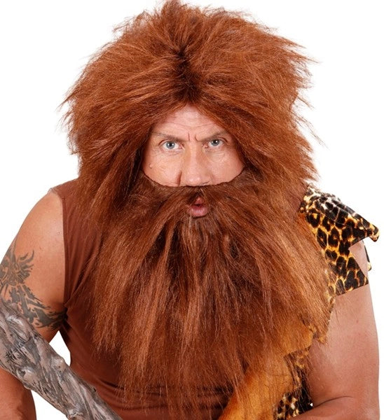 Widmann SRL Bruine baard met snor en baard Piraat