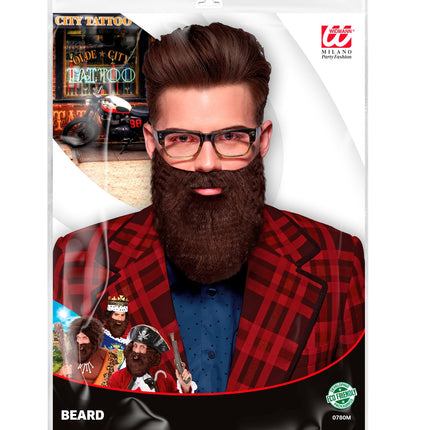 Widmann SRL Bruine baard Safari man