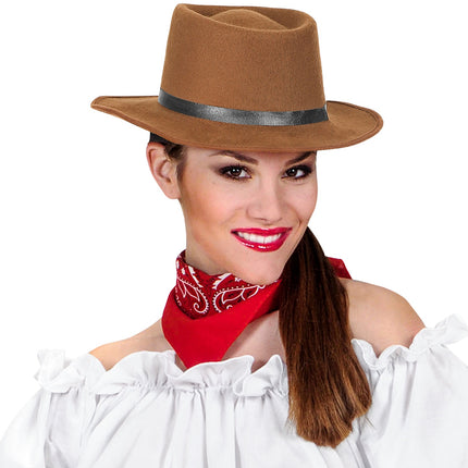 Widmann SRL Bruine hoed Gaucho