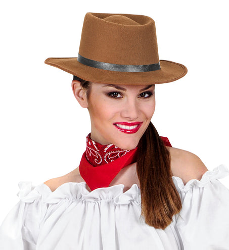 Widmann SRL Bruine hoed Gaucho