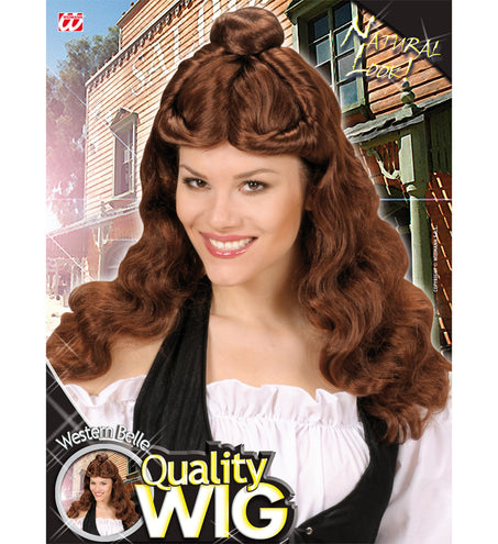 Widmann SRL Bruine pruik western dame