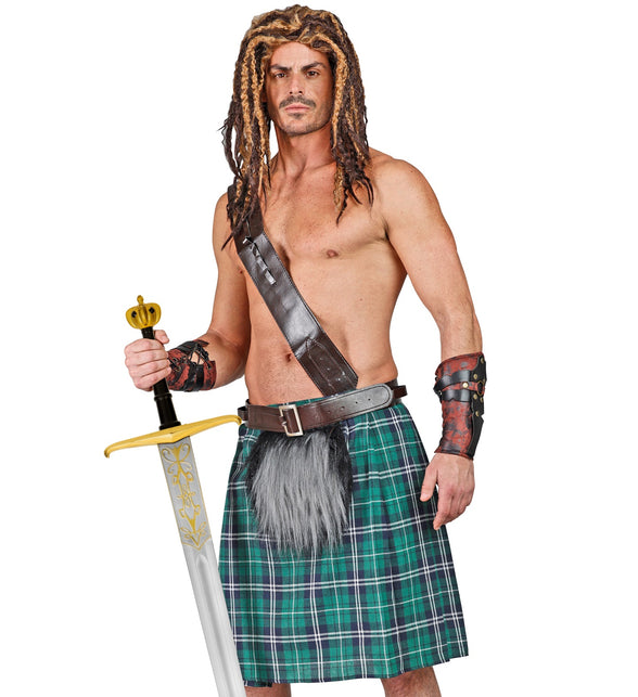 Widmann SRL Bruine riem met 4 holsters voor wapens