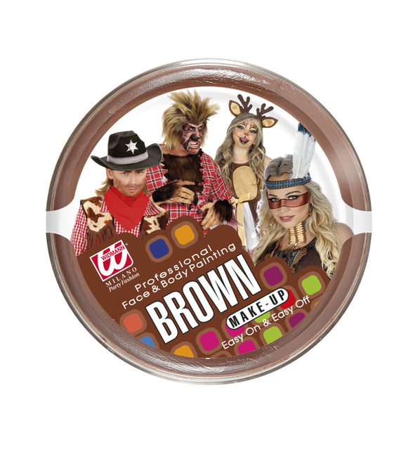 Widmann SRL Bruine schmink voor carnaval