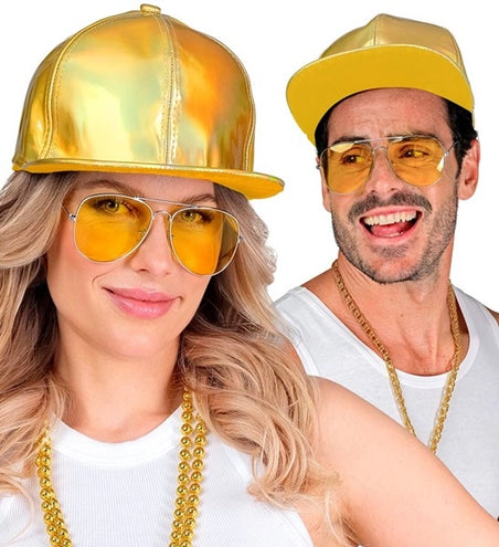 Widmann SRL Cap goud holografisch hoed Isa