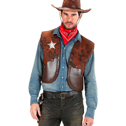 Widmann SRL Carnavalsoutfit cowboyvest Jayden