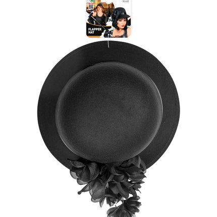 Widmann SRL Charleston hoed jaren 20 zwart