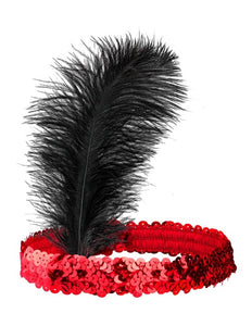 Widmann SRL Charleston hoofdband rood