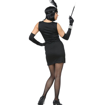 Widmann SRL Charleston jurk Chrissie zwart