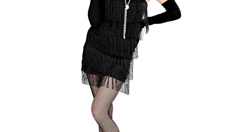 Widmann SRL Charleston jurkje Flapper zwart