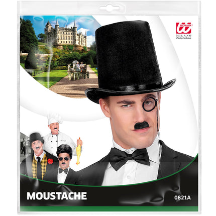 Widmann SRL Charley Chaplin snor zwart