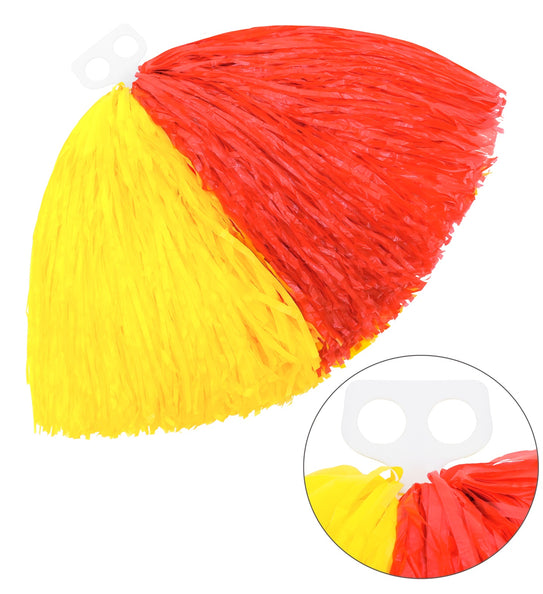 Widmann SRL Cheerleader pompom rood met geel