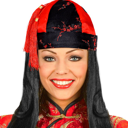 Widmann SRL Chinese hoed rood