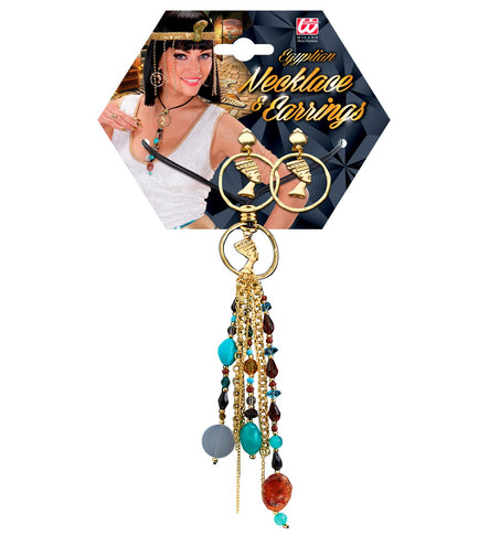 Widmann SRL Cleopatra ketting met oorbellen Egypte