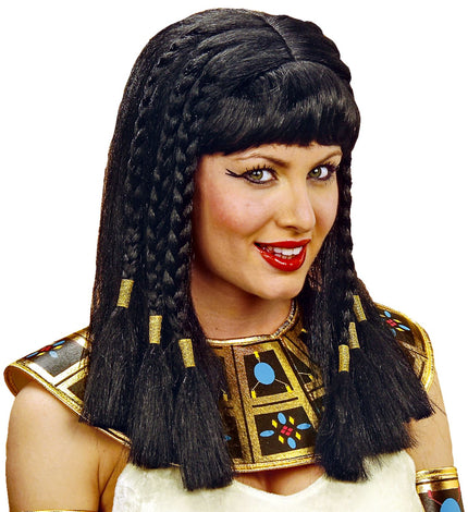 Widmann SRL Cleopatra pruik koningin van de Nijl