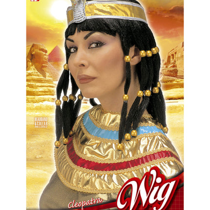 Widmann SRL Cleopatra pruik met slang