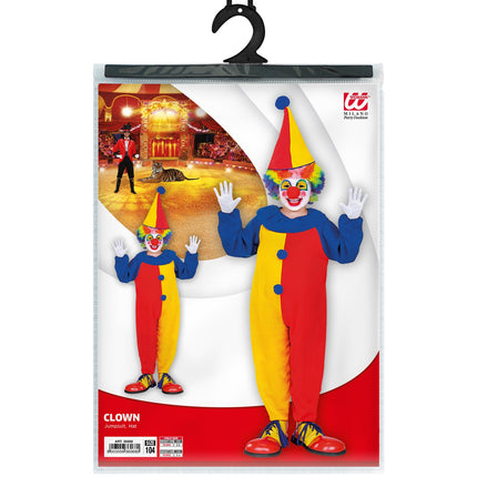 Widmann SRL Clown kostuum kind Cora