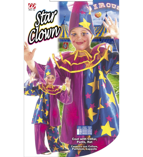 Widmann SRL Clown kostuum Sterre kind