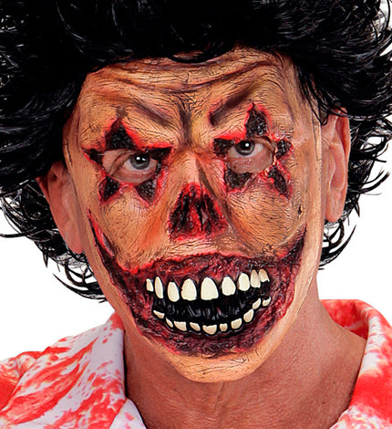 Widmann SRL Clown masker verbrand horror