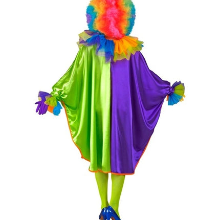 Widmann SRL Clown poncho one-size kostuum Lotte