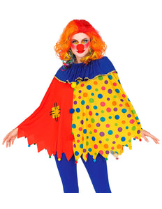 Widmann SRL Clown poncho volwassenen
