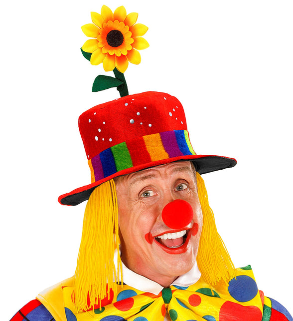 Widmann SRL Clownshoed met haar Frank rood