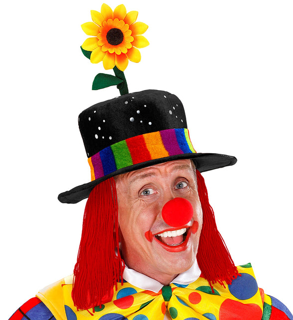 Widmann SRL Clownshoed met haar Frank zwart