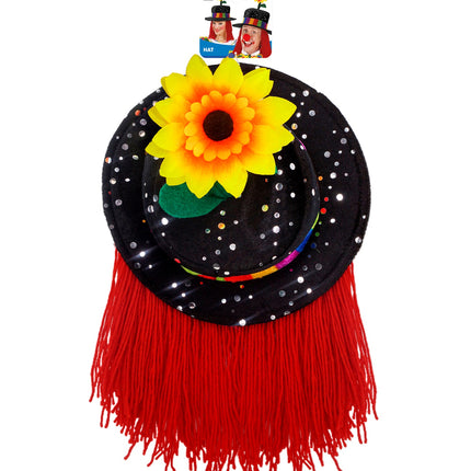 Widmann SRL Clownshoed met haar Frank zwart