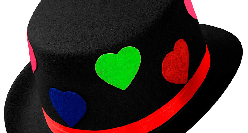 Widmann SRL Clownshoed met hartjes