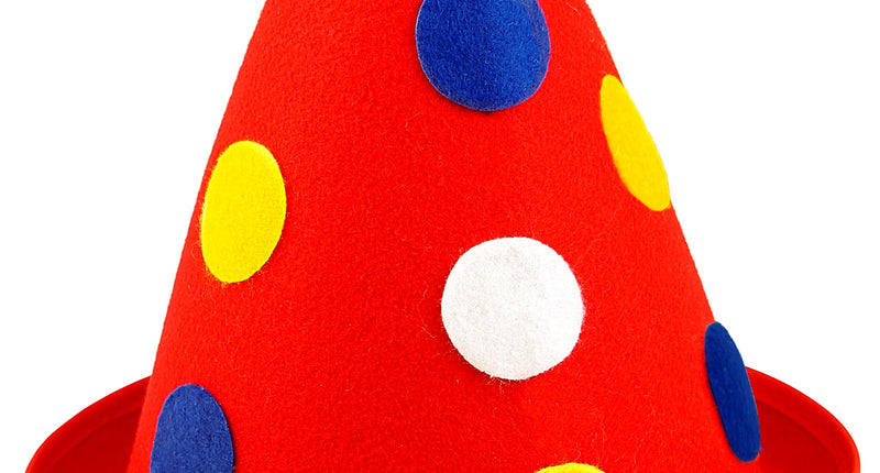 Widmann SRL Clownshoed rood met stippen