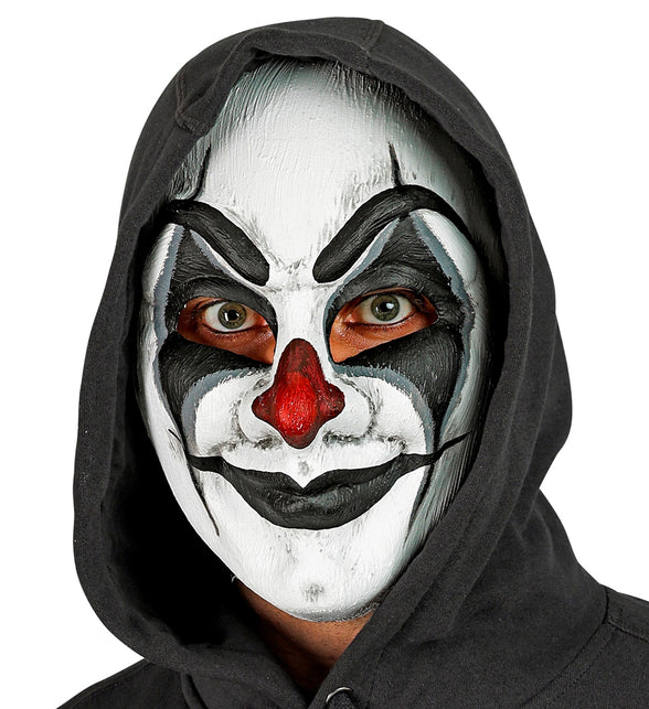 Widmann SRL Clownsmasker griezel zwart/wit