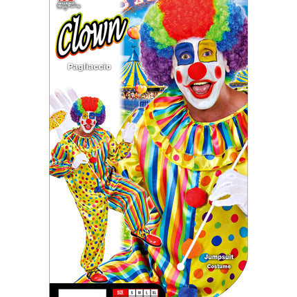 Widmann SRL Clownspak Flap vrolijk heren