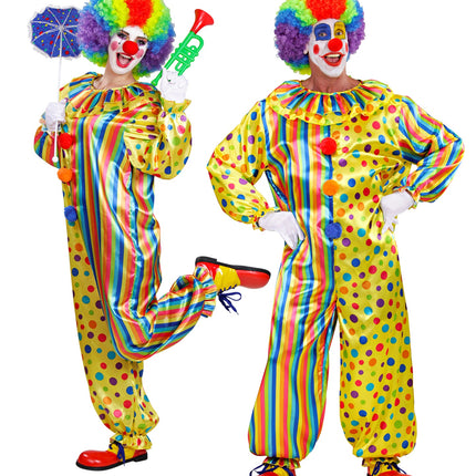 Widmann SRL Clownspak Flap vrolijk heren