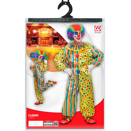 Widmann SRL Clownspak Flap vrolijk heren