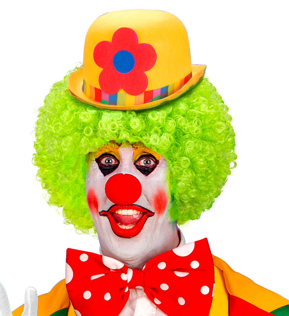 Widmann SRL Clownspruik krulletjes groen